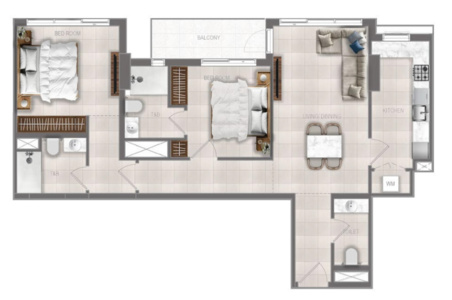2 Bedroom